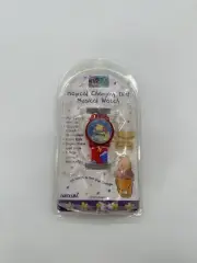 Vintage 90s Fantasma Disney Winnie The Pooh Magical Dial Musical Watch NEW NOS