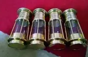 Lamp Vintage Brass Oil Lamps Ship Lantern Miner Lamp Set of 4 Unit