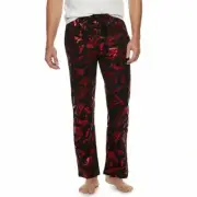 NWT STAR WARS Men's LOUNGE SLEEP PANTS Starships Spaceships Red MSRP: $36