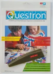 Questron Electronic Learning Wand Pen Stick European Box Sealed Rare 1988 Eg