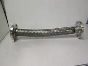 New Enlin A/SA182 Stainless Steel Flex Hose Coupling 2" Pipe 6" Flange 2' Length