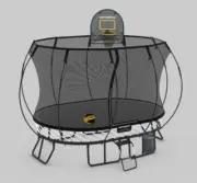 Springfree Compact Oval Trampoline 1.9m x 2.7m - Sports Accessory Bundle