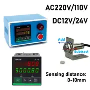 0~10mm 0~999999 Digital Display Counter With Dual Hall Magnetic Induction Switch