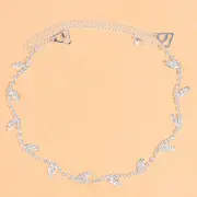 Glitter Bra Decoration Single Leaf Shoulder Chain Strap Jewelry Accessories