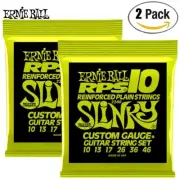 2-PACK Ernie Ball 2240 Regular Slinky RPS Nickel Electric Guitar Strings 10-46