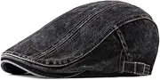 [Zonfer] Men Breathable Mesh Summer Hat Adjustable Newsboy Beret Ivy Cap Cabbie Flat Cap Sun Hats for Men Women