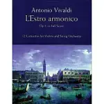 L’ESTRO ARMONICO, OP. 3, IN FULL SCORE: 12 CONCERTOS FOR VIOLINS AND STRING ORCHESTRA