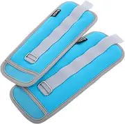 MOBUTOFU 2pcs Weighted Leggings Sandbags for Women Men Fitness Workout Leg Weights Ankle Wrist Bands Run Gym Professional Exercise Equipment