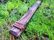 BASS ASH Native American Drone "Galaxy+" Key Of Low C - Hand Made Double Flute