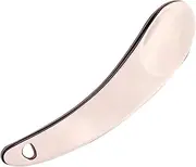 Makeup Spatula - Tooth Spoon Shaped Reusable Cream Spatula with Compact Design | Eco-Friendly Zinc Alloy Cream Spoon For Lotion, Eye Cream Use