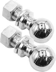 TOPPERFUN Trailer Hitch Tow Ball 2pcs Trailer Balls M22 Thread 50mm Diameter Heavy Duty Trailer Hitch Ball Mount Trailer Accessories