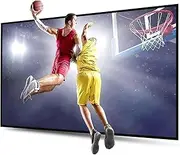 Screen 16/9 Anti Light Projector Screen 120/100/60 Inch Reflective Fabric Home Theater Screen 4K 1080P Projector Projection Screens(72 inch)