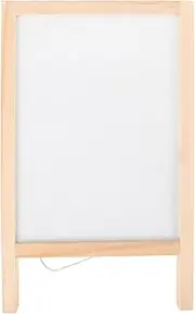 NUOBESTY Double Sided Chalkboard Sign Whiteboard Writing Board Chalkboard Easel Menu Chalkboard Freestanding A-Frame Chalkboard 1set