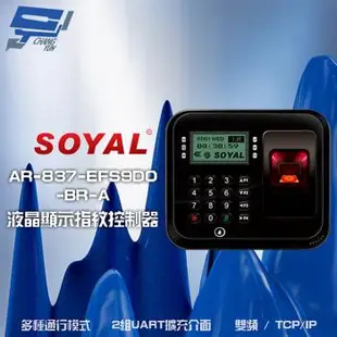 [昌運科技] SOYAL AR-837-EF(AR-837-EF9DO) 雙頻EM/Mifare TCP/IP光罩型指紋機