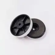 4PCS 40x10mm Silver Plastic Feet Pad for HIFI DIY Headphone Amplifier Speaker