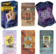 Tarot Cards Set with Guide Book,Tarot Cards for Beginners with Meanings on Them