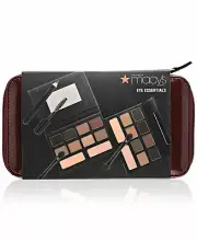 Macys Eye Essentials Eye Palette Kit w/Case & Pencil Eyeshadow Mascara Blush NEW