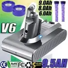 Battery For Dyson V6 Absolute Animal DC58 DC59 DC74 Cord-free & Pre/Post Filters