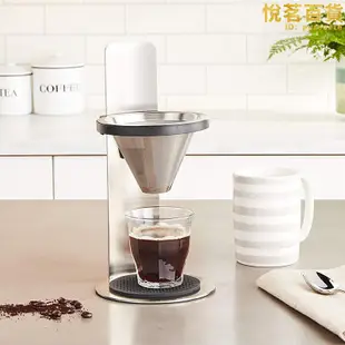 德國 AdHoc不鏽鋼手衝咖啡架可調高度無濾紙金屬滴濾咖啡濾網器具