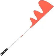 Parliky Reflective Bike Flag Kit Bicycle Safety Flag Fiberglass Pole for Safety Weatherproof for Ages