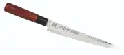 NEW !! TSUBAZO JAPAN SASHIMI KITCHEN KNIFE / PAKKA WOOD ** DAIDO 1K6 STEEL **