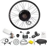 [PORIYA] ebike Conversion Kit 48V1500W Motor Electric Bike Rear Wheel Transform Your Bike into a Powerful Electric Bike with Disc Brakes Pedal Assist (29inch)