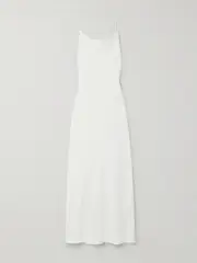 [Faithfull] Faithfull - Antibes Open-back Linen Midi Dress - White - x small x small White