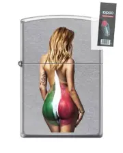 Zippo 82306 View From Behind 2020 #4 Lighter + FLINT PACK