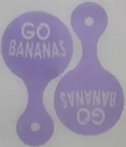 Go Bananas coffee / cappuccino cup stencils reusable zoo wildlife park monkey