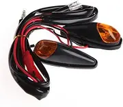 Indicators Flowing Turn Signal 12V 5W Motorcycle LED Turn Signal Blinker Indicator Light 2PCS LED Turn Signal Amber Indicator Lamp Turn Signal Indicator