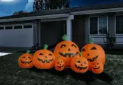 7.5 FOOT Long Halloween Inflatable Pumpkins Garden Yard Party Decoration Balloon