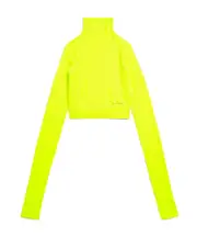 Balenciaga Turtleneck Cropped Top 1,2 Lucifer yellow