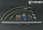 MAMBA Turbo Oil & Water Line Kit For Nissan RD28 Patrol w/ Garrett GT2554R GT28R