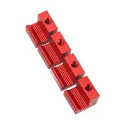 (Red)4PCS Truck Tool Box Mounting Kit Pickup Truck Tool Box Tie Down J Hooks