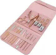 4/12/16Pcs/Set Nail cutter Pedicure Scissors Set Stainless Steel Eagle Hook Portable Manicure Nail Clipper Tool Set,16Pcs,upgrade