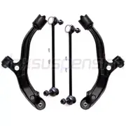 4x Fits 2001 2002 Chrysler Voyager Front Lower Control Arm Sway Bar End Linkage (for: Chrysler)