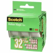 Scotch 3105 3/4" x 300" Scotch Magic Tape 3 Pack