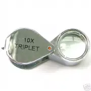 Jewelers Rough Polished Diamonds Gemstone Loupe 10X