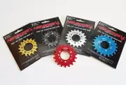 NEMESIS 19T FIXED GEAR COG - FOR DISC HUB - 1/8" FIXIE - BLACK