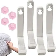 Bed Sheet Fasteners,4X Quilt Pin Fasteners for Cushions | Blanket Sheet Holder with Lock Buckle Heavy Duty for Winter Quilt