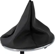 Gear Shift Boot For F-iat 500 500C 2007-2015 55344016 50293173 50295075 50295325 Black Leather & Chrome Gear Shift Knob