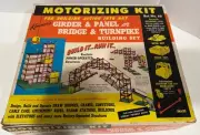 1960’s Kenner Motorized Girder Panel & Bridge & Turnpike Building Set Open Box