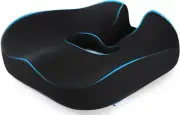 Memory Foam Donut Pillow - Tailbone Hemorrhoids Relief Seat Cushion Curve Design