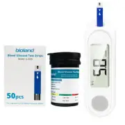 Blood Glucose Meter-Blood Glucose Test Meter No Adjustment Code-50 Test Strips