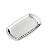 Thicken Stainless Steel Barbecue Roast Pans Snack Dessert Sushi Dish Wide Side Fruit Food Plate Restaurant Kitchen Storage Tray
