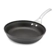 Contemporary Hard-Anodized Aluminum Nonstick Cookware, Omelette Fry Pan, 10