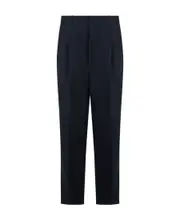AMI Pleated Carrot Fit Trousers FR44,FR42 Black