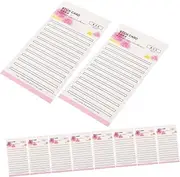FOMIYES Self-adhesive Strips Card for Eyelash Lash Extension Supplies Lash Strip Holder Beauty Salon Tool
