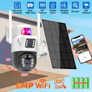 6MP 4K WiFi IP Camera Outdoor Dual Lens CCTV Wireless Home Security PTZ IR Cam