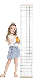 Kids Height Wall Chart | Canvas Height Measurement for Kids,Measuring Ruler Hangable Waterproof Removable, Bedroom Nursery Decoration for Boys Girls